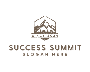 Mountain Peak Summit logo design