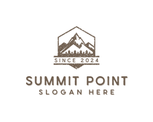 Mountain Peak Summit logo design