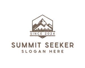 Mountain Peak Summit logo design