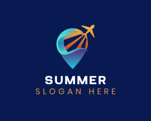 Summer Travel Destination logo design