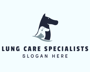 Horse Cat Dog Veterinary logo design