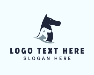 Veterinarian - Horse Cat Dog Veterinary logo design