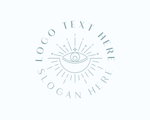 Holistic - Mystical Eye Boho logo design