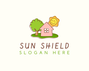 Nursery Kindergarten House logo design