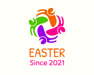 Education - Multicolor Happy People logo design