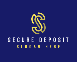 Professional Security Company Letter S logo design