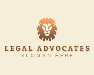 Premium Lion Firm logo design