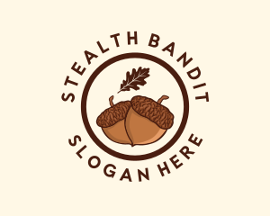 Organic Acorn Nut Logo