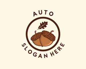 Organic Acorn Nut Logo