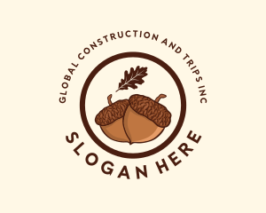 Farmer - Organic Acorn Nut logo design