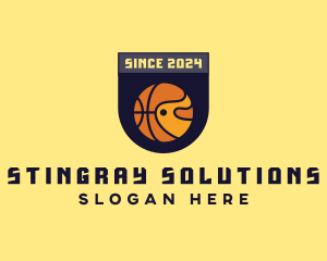 Basketball Sports Banner logo design