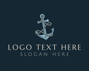 Shipyard - Marine Anchor Rope Letter Z logo design