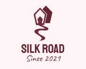 Maroon House Road logo design