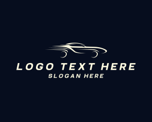 Fast Sports Car Logo