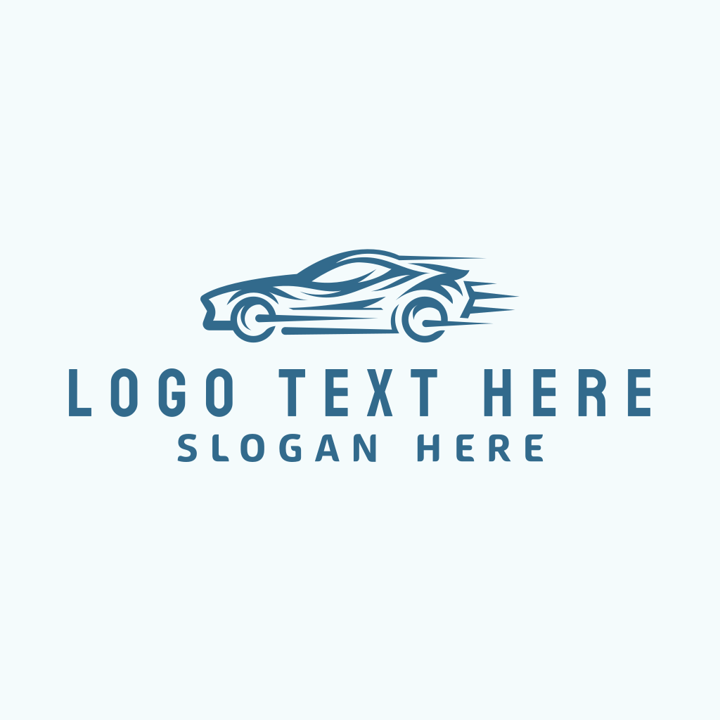 Blue Fast Car Logo | BrandCrowd Logo Maker