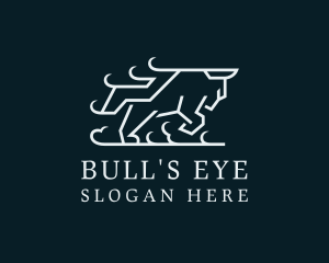 Raging Bull Animal logo design