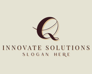 Startup - Startup Brand Cursive Letter Q logo design