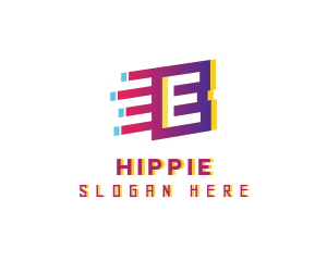 Speedy Motion Letter E Logo