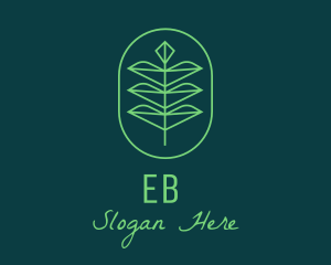 Green Leaf Eco Plant  Logo