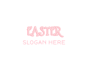 Pastel Pink Wordmark Logo