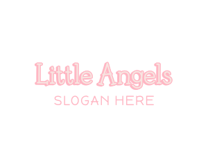 Pastel Pink Wordmark Logo