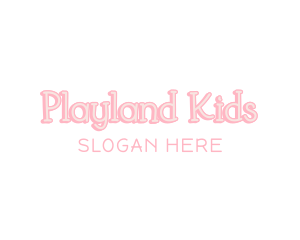 Pastel Pink Wordmark logo design