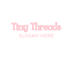 Pastel Pink Wordmark logo design