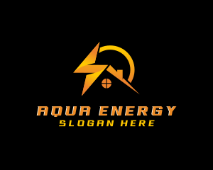  Flash Lightning Energy  logo design