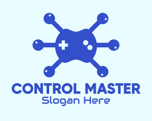 Controller - Virus Console Controller logo design