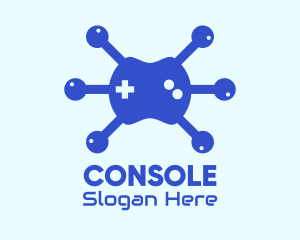 Virus Console Controller logo design