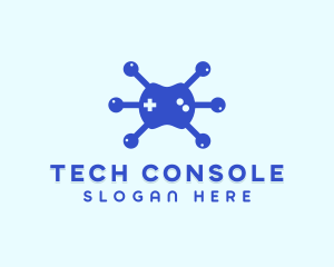 Virus Console Controller logo design