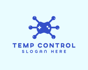 Virus Console Controller logo design