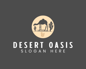 Camel - Desert Camel Animal logo design