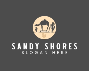 Dunes - Desert Camel Animal logo design