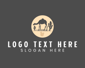 Desert Camel Animal Logo