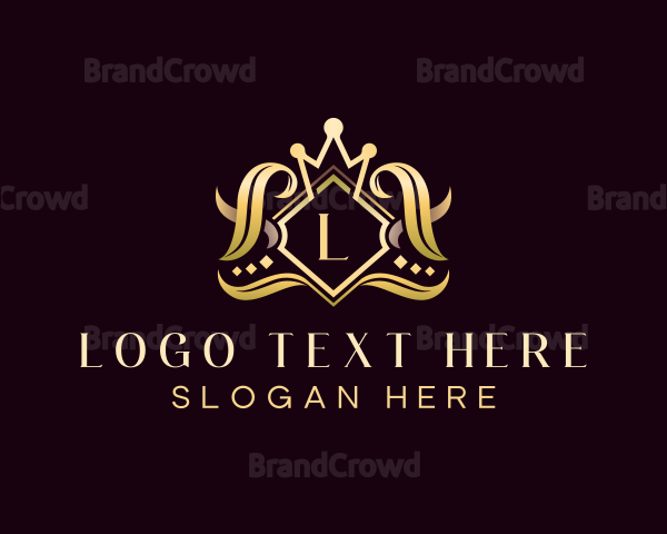 Crown Royalty Crest Logo