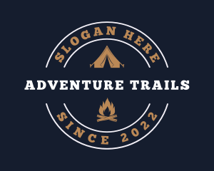 Outdoor Camping Adventure logo design