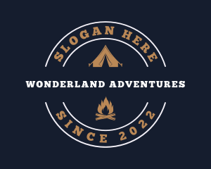 Outdoor Camping Adventure logo design