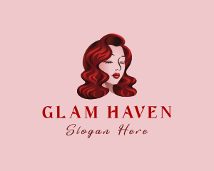 Glam - Woman Beauty Glam logo design