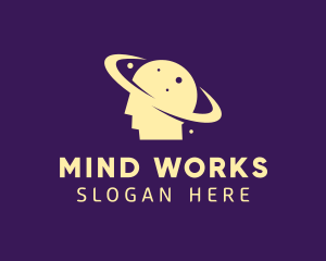 Human Mind Planet logo design