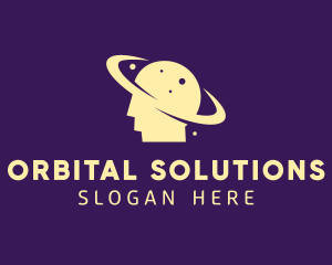 Orbital - Human Mind Planet logo design