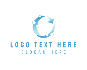 Laundry - Hygienic Bubble Cycle logo design