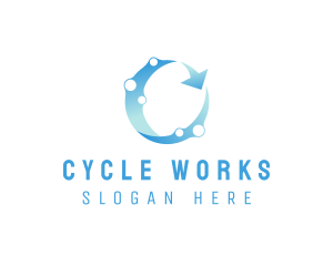 Cycle - Hygienic Bubble Cycle logo design