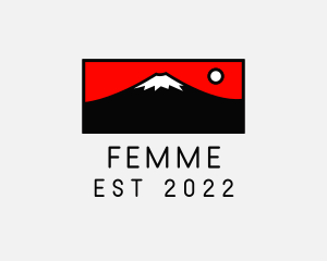 Mount Fuji Mountain logo design