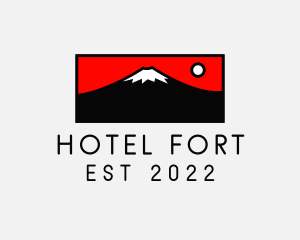 Mount Fuji Mountain logo design