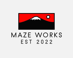 Mount Fuji Mountain logo design