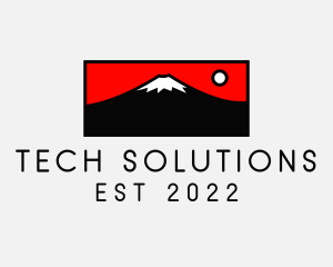 Volcano - Mount Fuji Mountain logo design