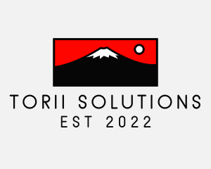 Mount Fuji Mountain logo design