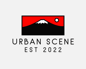 Scene - Mount Fuji Mountain logo design