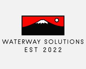 Mount Fuji Mountain logo design